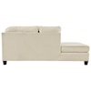 Signature Design by Ashley Abinger 2-Piece Sectional w/ Chaise and Sleeper