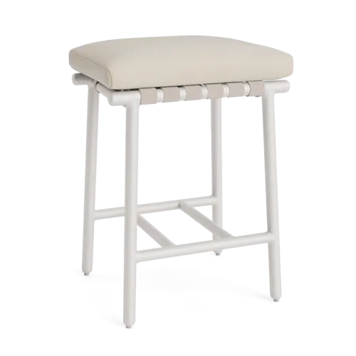 Oscar II Cushioned Backless Strap Counter Stool