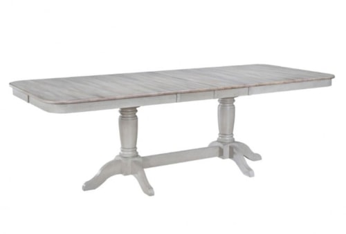 Farmhouse Trestle Table with Butterfly Leaves
