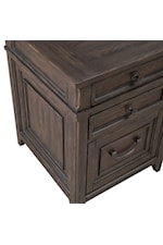 Liberty Furniture Paradise Valley Traditional 7-Drawer Executive Desk with Flip Down Keyboard Tray