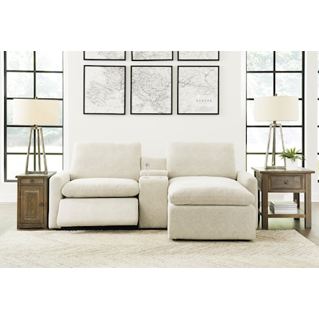 3-Piece Power Sectional with Console