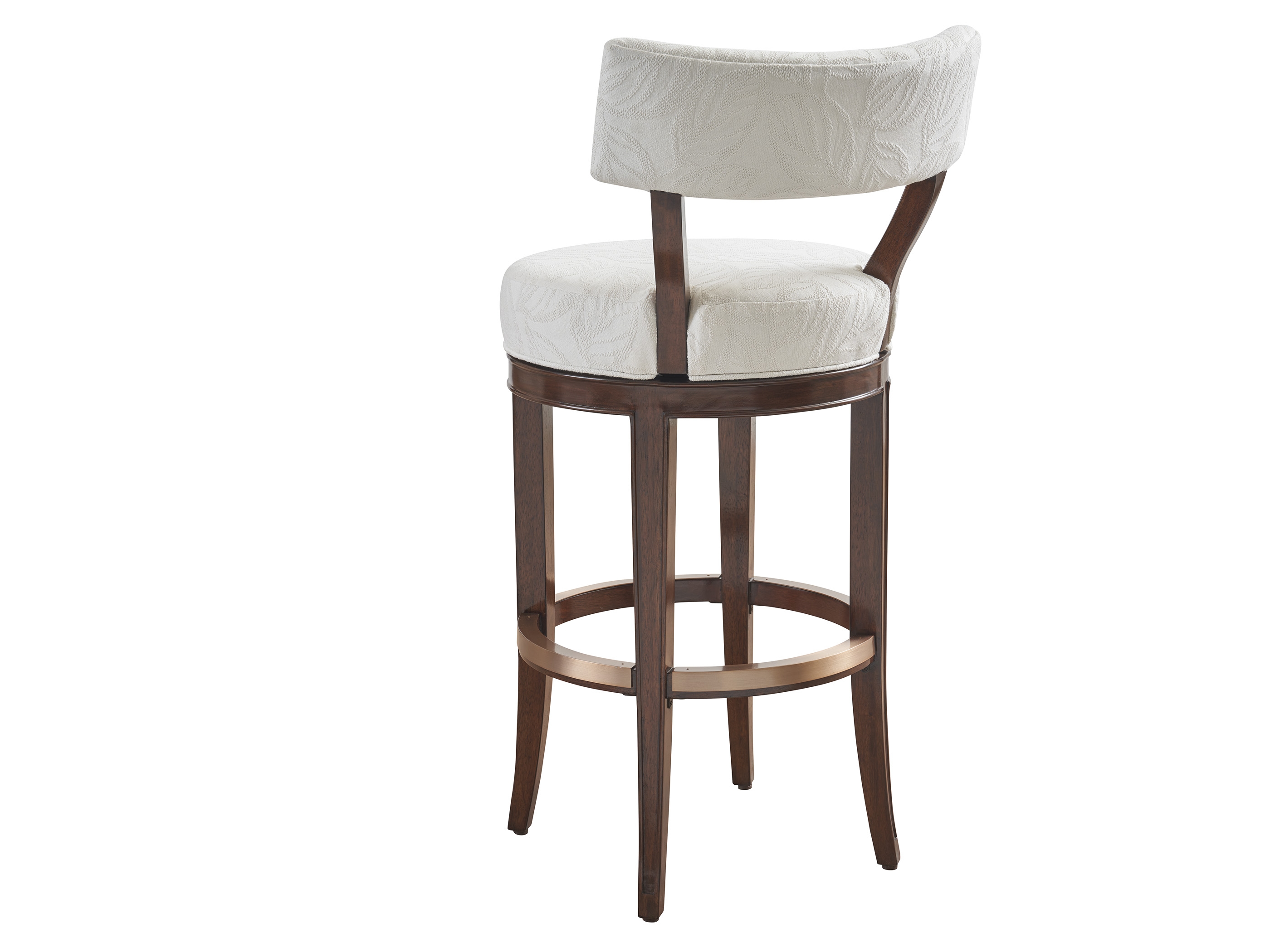 Giles Upholstered Swivel Bar Stool