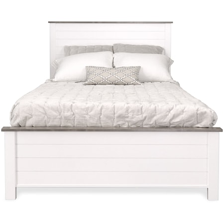 King Panel Shiplap Bed