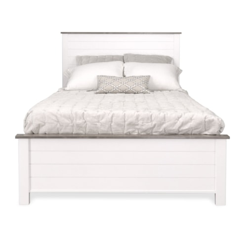King Panel Shiplap Bed