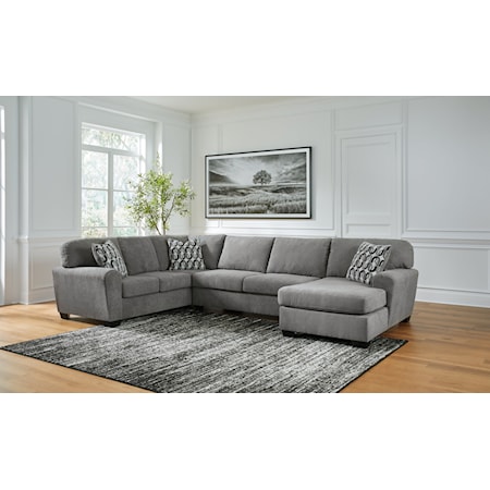 3-Piece Sectional With Chaise