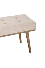 Crestview Collection Conway Transitional Upholstered Bench