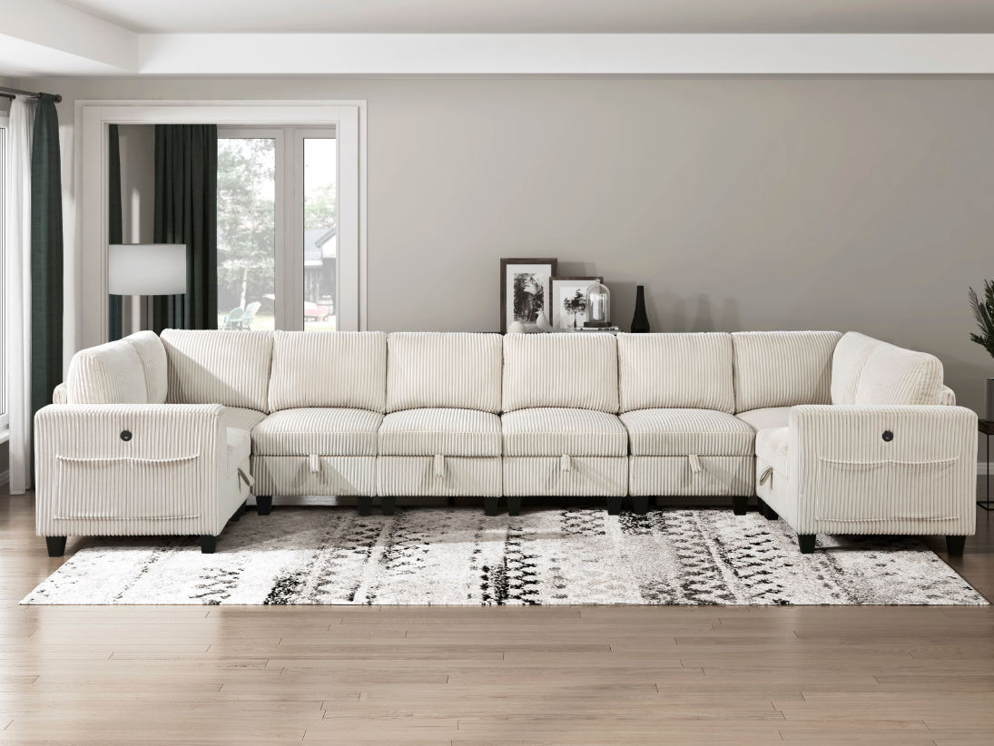 Homelegance Walterboro 8-Piece Sectional Sofa