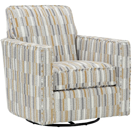 Balin Contemporary Swivel Accent Chair
