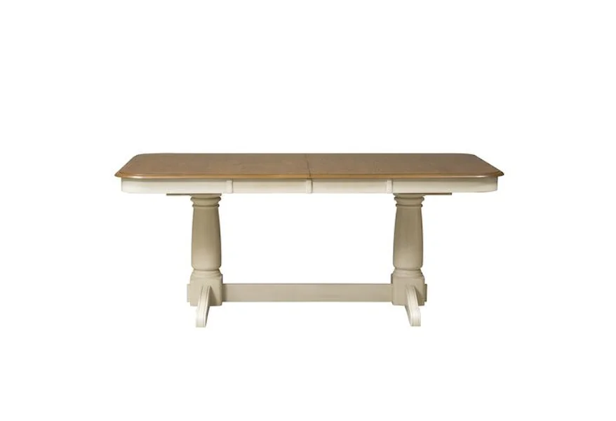 Springfield Dining Double Pedestal Table by Liberty Furniture at Royal Furniture