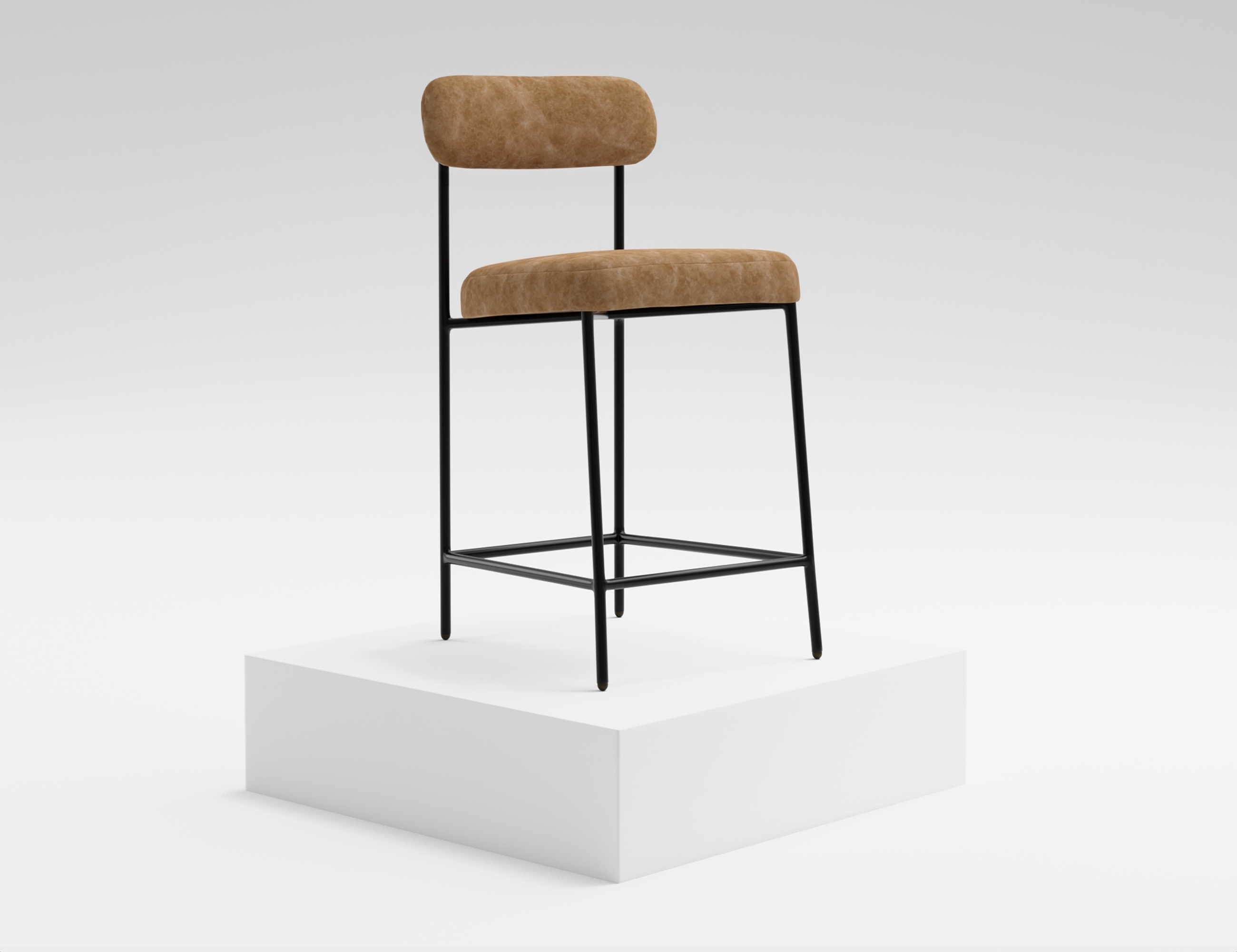 Uprooted Seating Upholstered Barstool