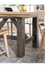 Trisha Yearwood Home Collection by Legacy Classic XXX's and OOO's Farmhouse Round Dining Table