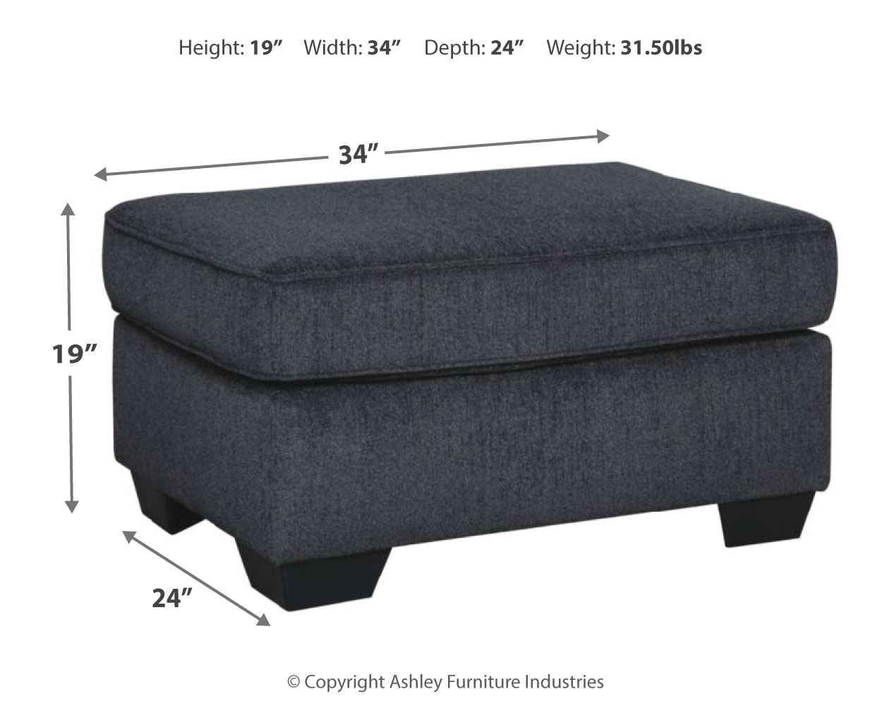 Signature Design by Ashley Altari Ottoman