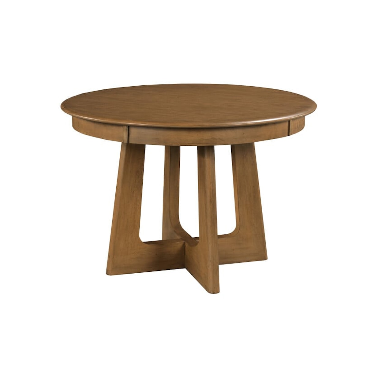 Kincaid Furniture Kafe' 44" Round Pedestal Table, Latte