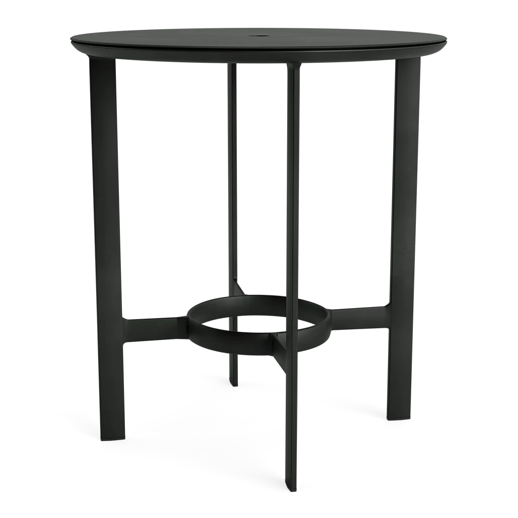 36" Round Aluminum Pub Table w/Umbrella Hole