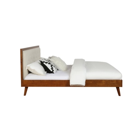 Upholstered King Platform Bed