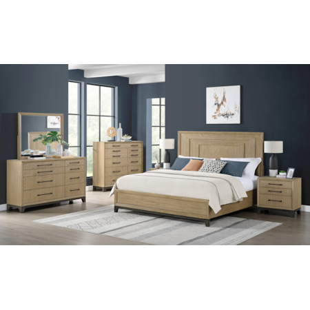5-Piece King Panel Bedroom Set