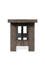 Riverside Furniture Bradford Rustic Traditional Rectangle Cocktail Table