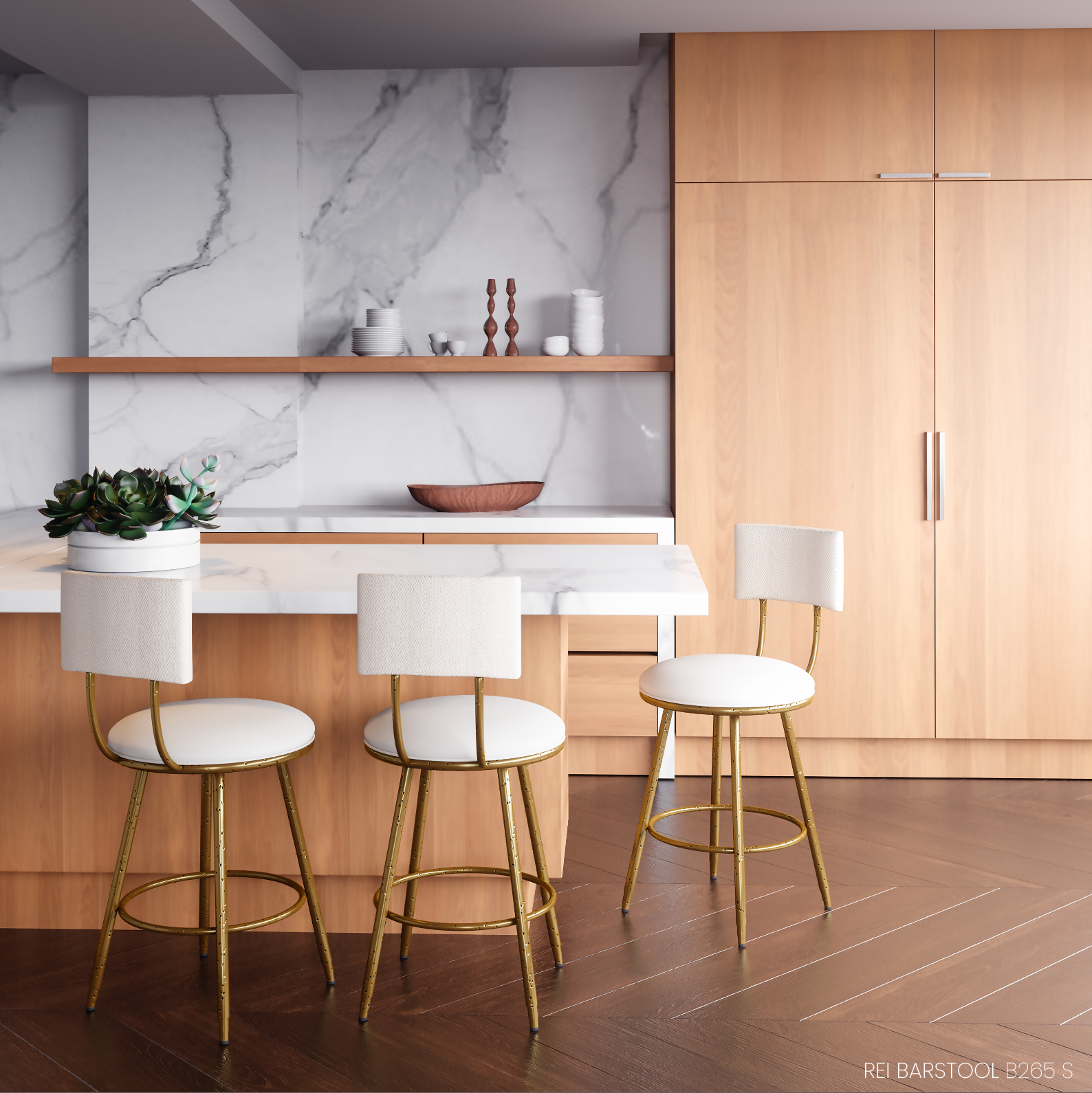 Wesley Allen REI Hammered Finish Swivel Counter Stool