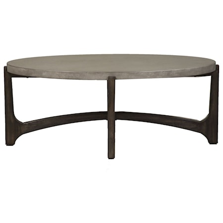 Oval Cocktail Table