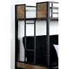 Furniture of America Clapton Industrial Wood and Metal Twin Loft Bunk Bed