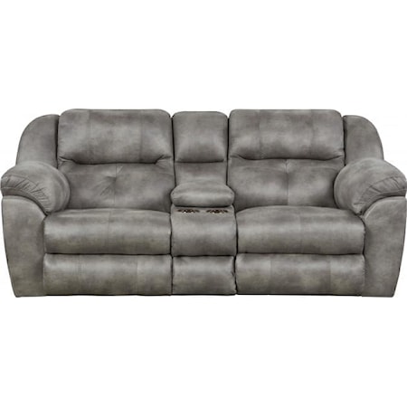 Power Headrest Lay-Flat Reclining loveseat