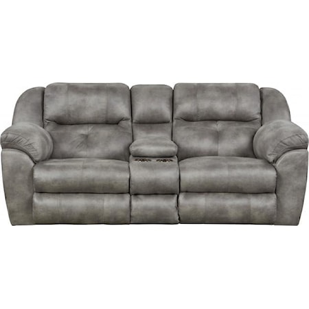 Power Headrest Lay-Flat Reclining loveseat