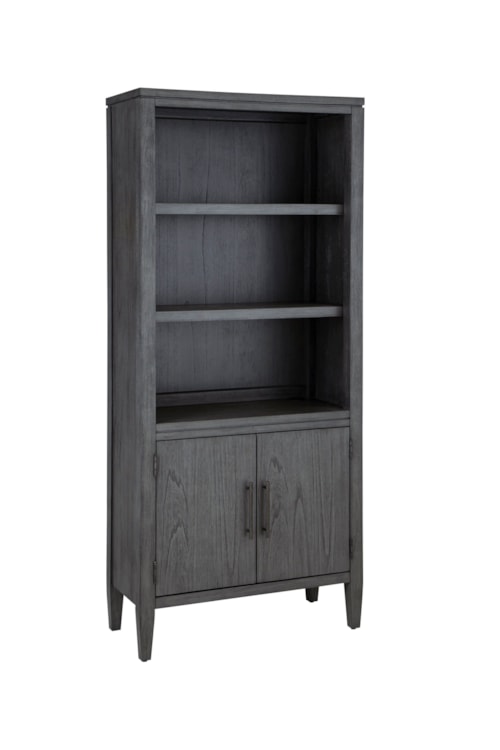 Contemporary Bookcase with Doors