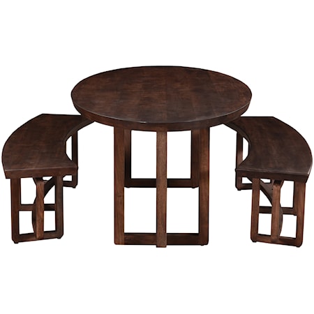 Transitional 3-Piece Dining Set