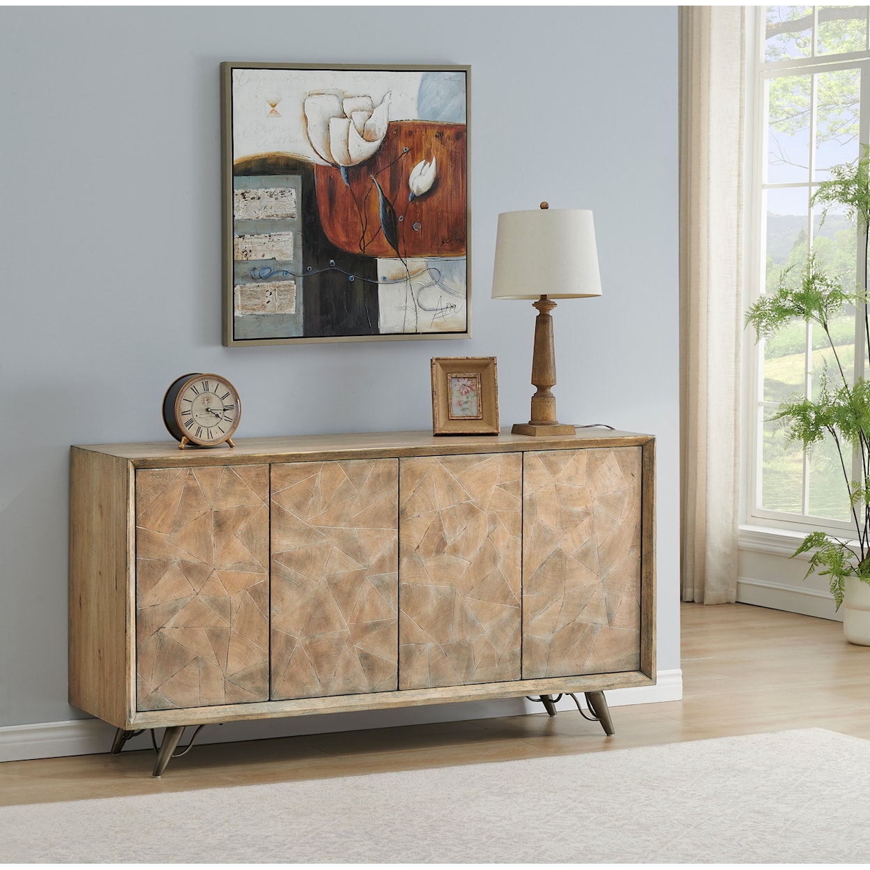 Coast2Coast Home Coast to Coast Imports Four Door Credenza