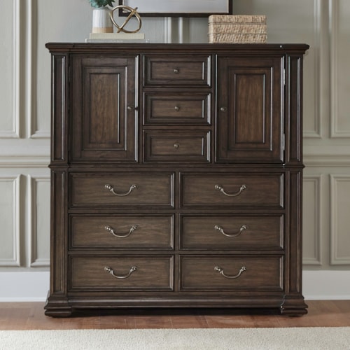 Traditional Dressing Chest with Adjustable Shelving