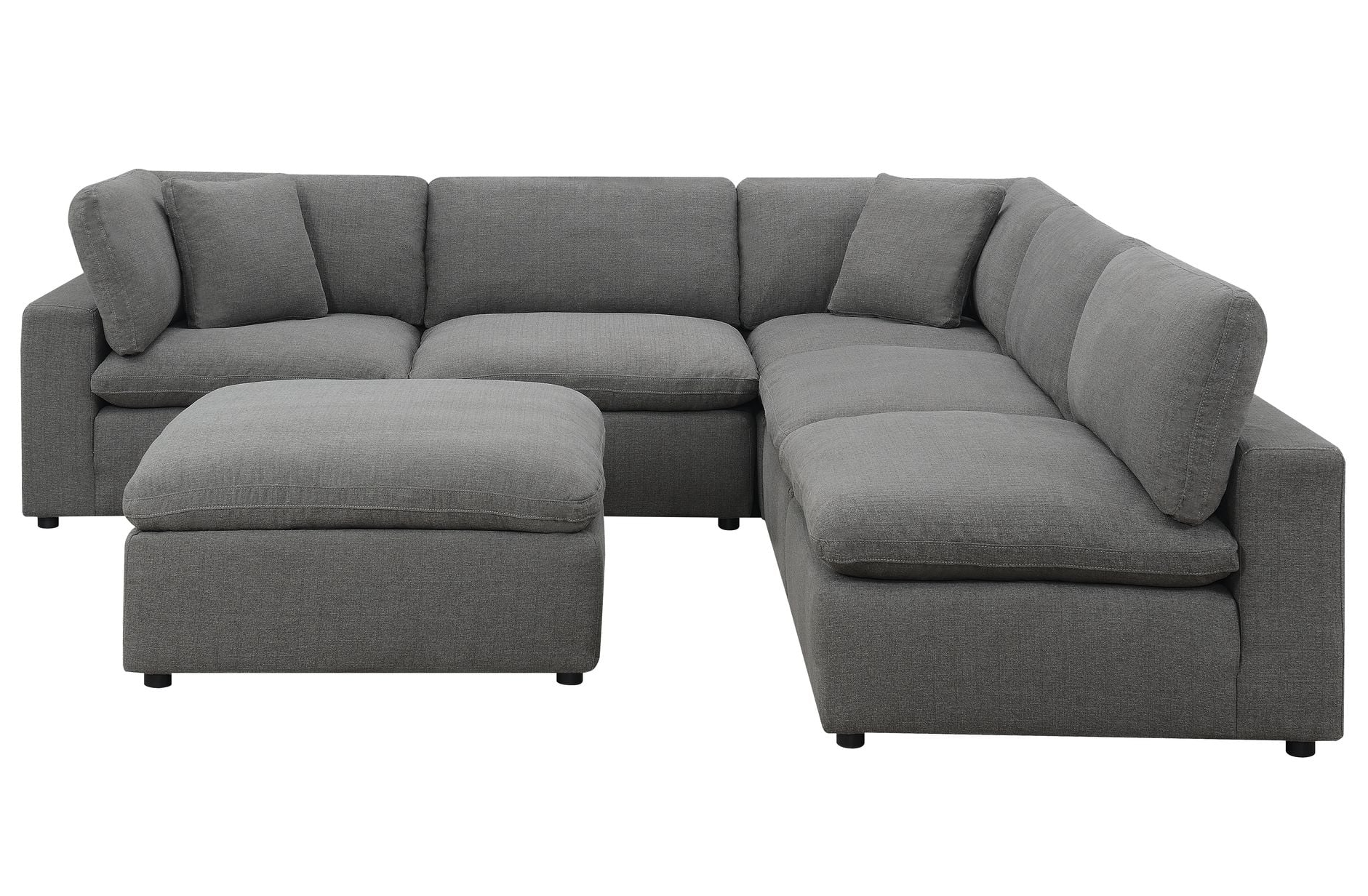 Sectional Sofa with Ottoman