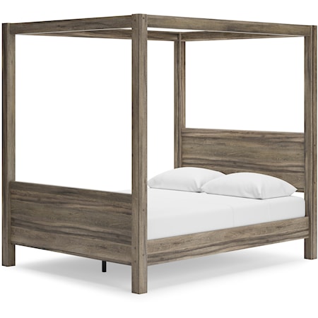 Casual Queen Canopy Bed