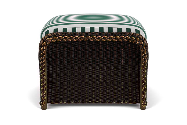 Lloyd Flanders Weekend Retreat Woven Ottoman
