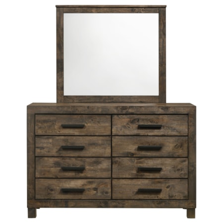 Woodmont 8-drawer Dresser w/ Mirror