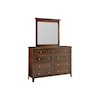 Archbold Furniture Belmont Dresser and Mirror Set