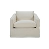 Robin Bruce Florence Swivel Chair with Slipcover