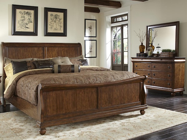 Queen Sleigh Bedroom Set