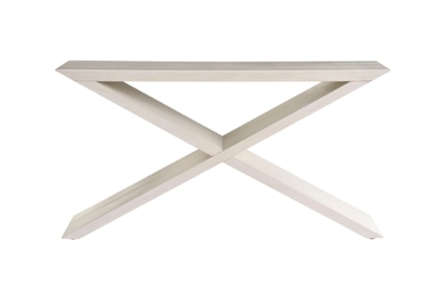 River Rock Cross Console