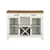 Steve Silver Henry HENRY WHITE COUNTER HEIGHT SERVER | .