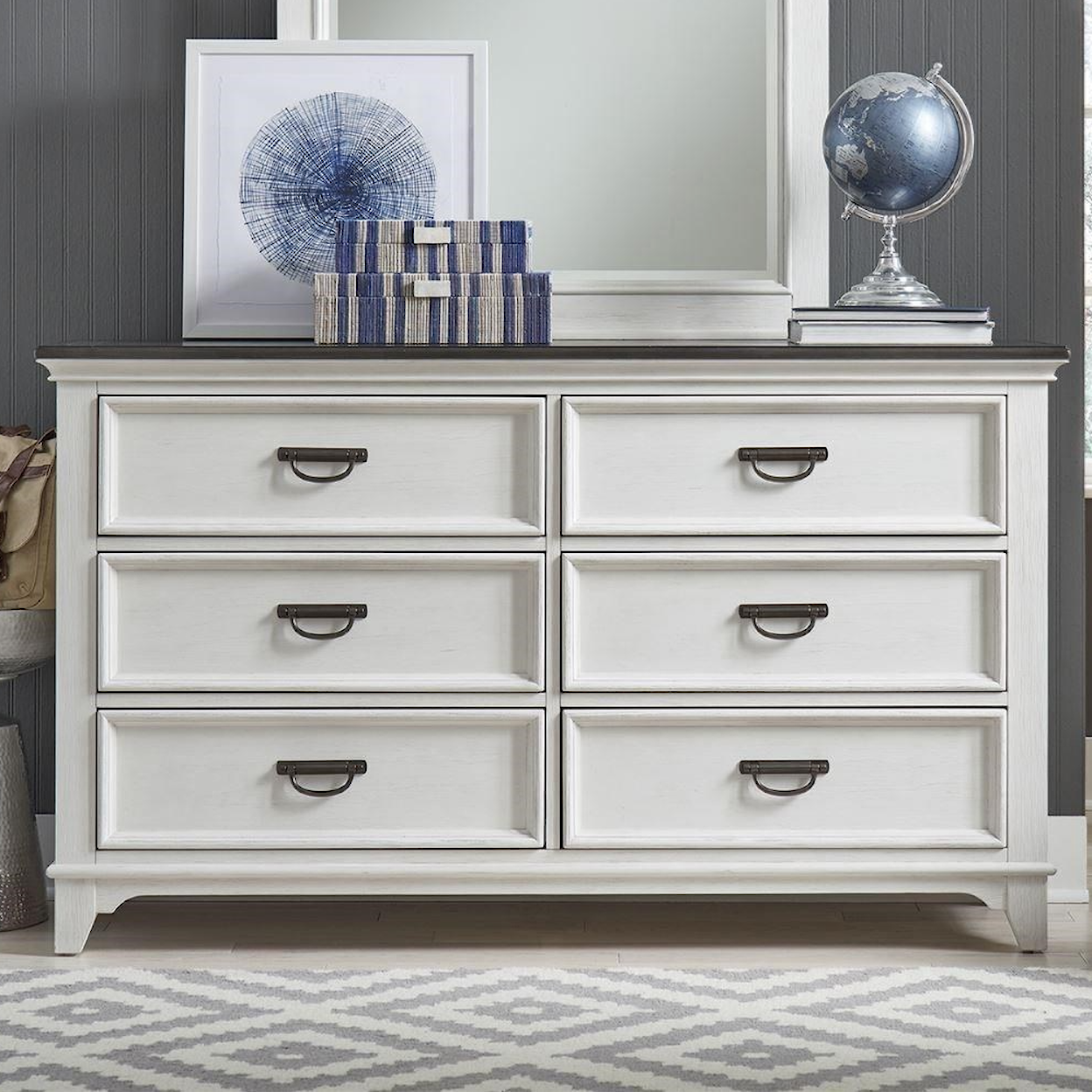 Liberty Furniture Allyson Park Kid's 6-Drawer Dresser