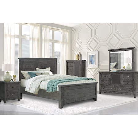 Queen Panel 4-Piece Bedroom Set