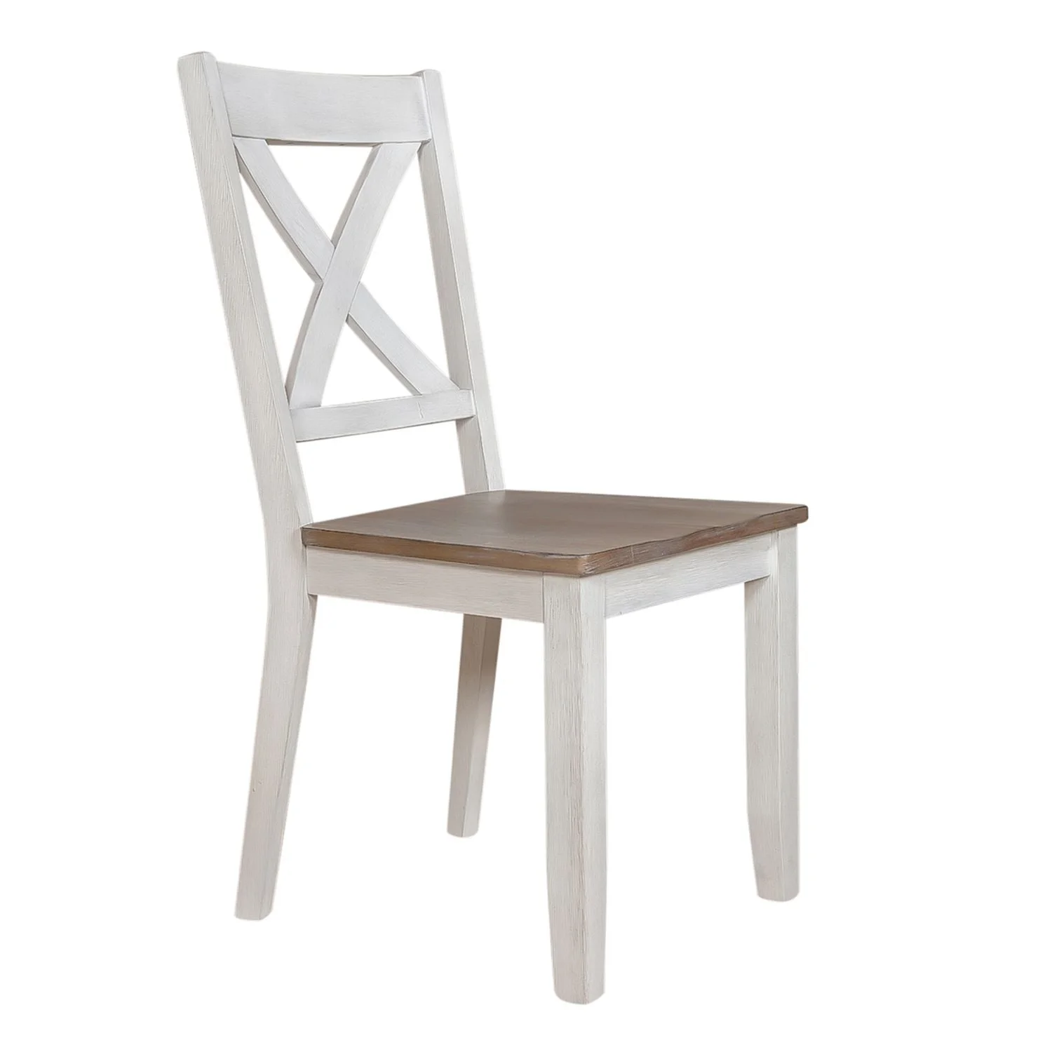 Liberty Furniture Lakeshore Modern Farmhouse X-Back Side Chair - White ...