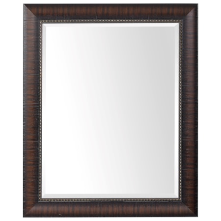 Wythe Burnished Wood Mirror