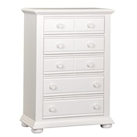Cottage 5-Drawer Chest with Dovetail Construction