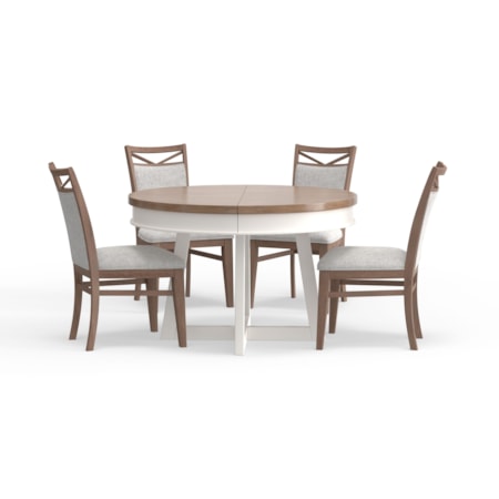 6-Piece Round Dining Set