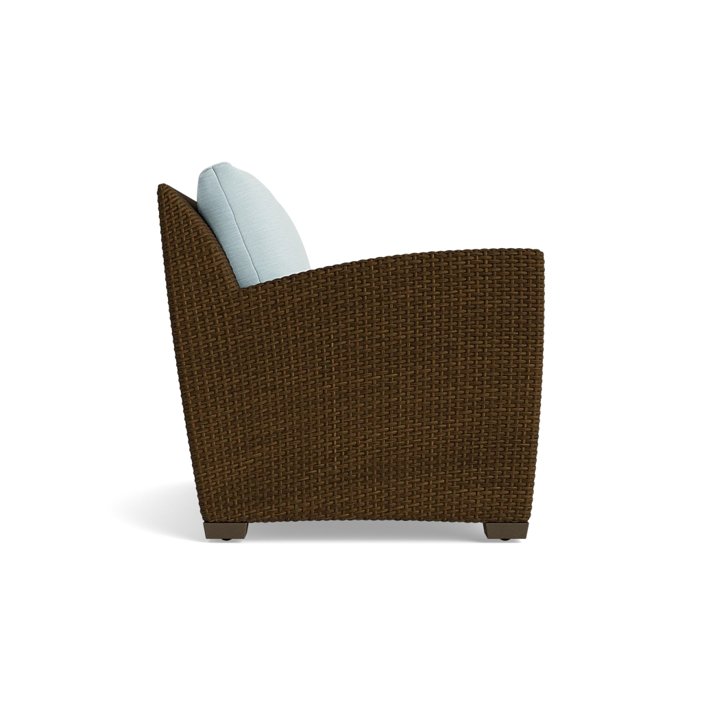 Fusion Wicker Left Arm Loveseat