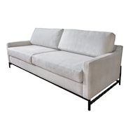 Transitional Sofa with Iron Base