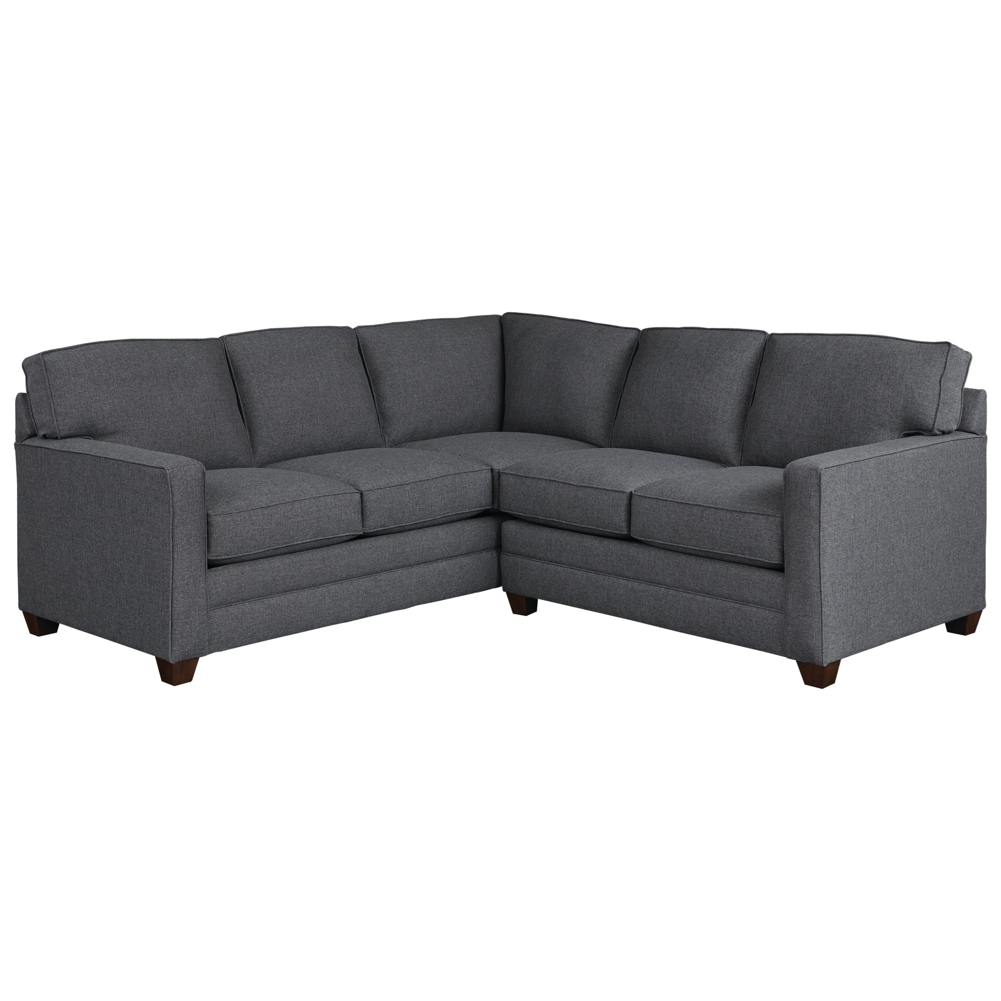 Bassett sectional store with chaise