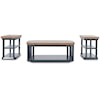 Signature Design by Ashley Furniture Landocken Occasional Table Set (Set of 3)