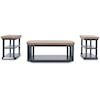 Signature Design by Ashley Landocken Occasional Table Set (Set of 3)